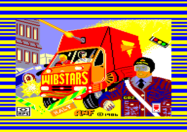 screenshot of the Amstrad CPC game Wibstars by GameBase CPC