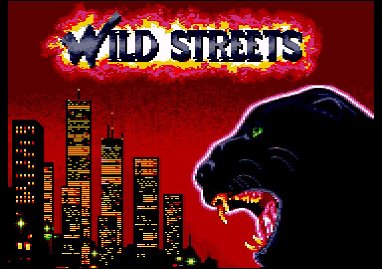 screenshot of the Amstrad CPC game Wild Streets by GameBase CPC