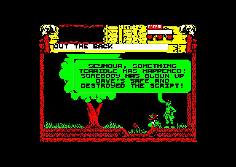 screenshot of the Amstrad CPC game Wild West Seymour by GameBase CPC