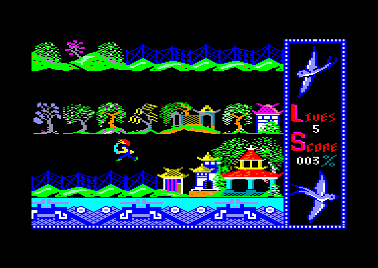 screenshot of the Amstrad CPC game Willow Pattern by GameBase CPC