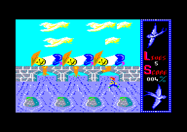 screenshot of the Amstrad CPC game Willow Pattern by GameBase CPC