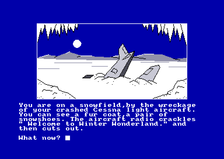 screenshot of the Amstrad CPC game Winter Wonderland by GameBase CPC