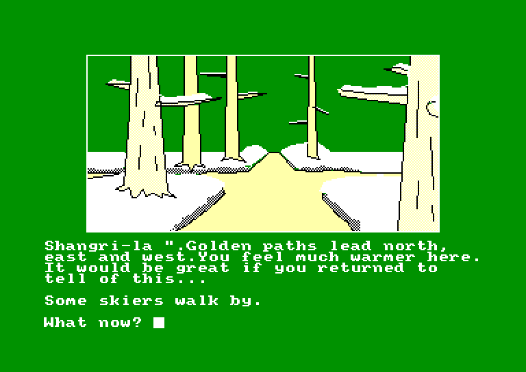screenshot of the Amstrad CPC game Winter Wonderland by GameBase CPC