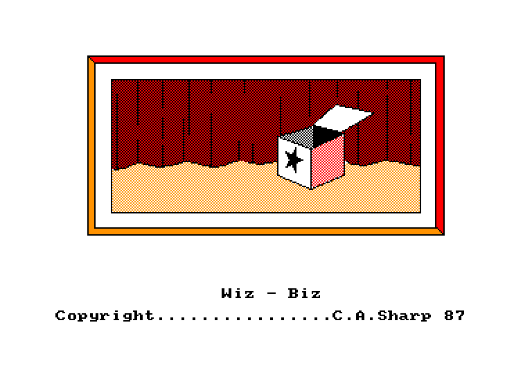 screenshot of the Amstrad CPC game Wiz-Biz by GameBase CPC