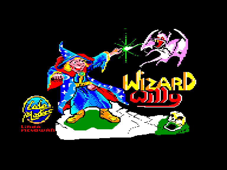 screenshot of the Amstrad CPC game Wizard willy by GameBase CPC