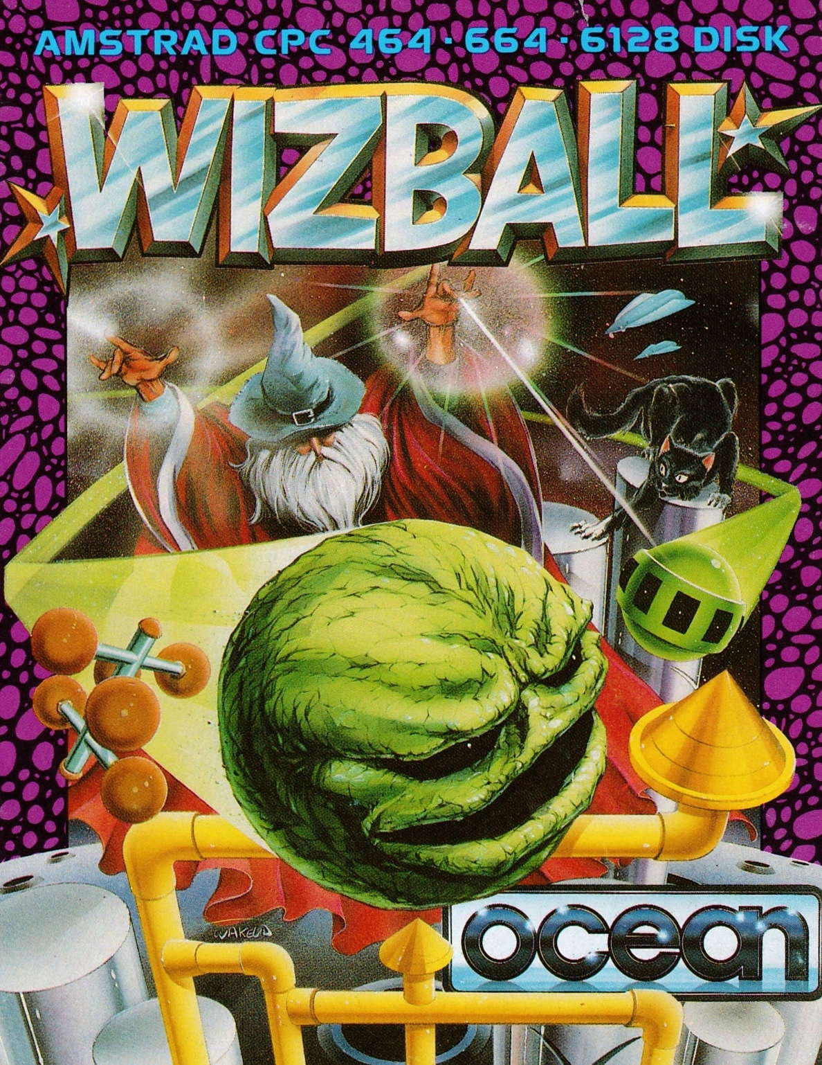 cover of the Amstrad CPC game Wizball  by GameBase CPC