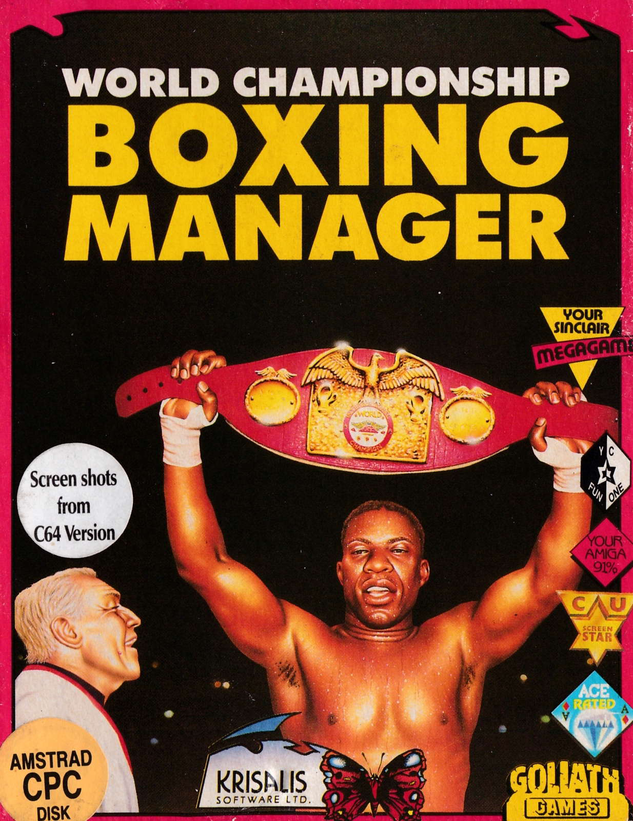 Amstrad BOXING MANAGER for Amstrad Schneider CPC by Krisalis 