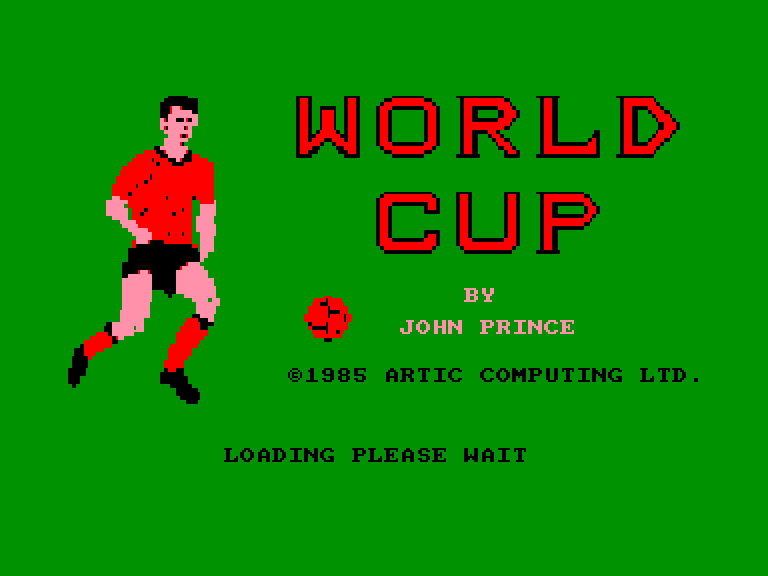 screenshot of the Amstrad CPC game World Cup by GameBase CPC