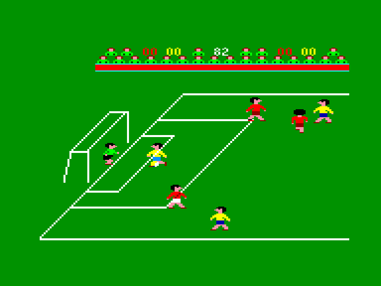 screenshot of the Amstrad CPC game World Cup by GameBase CPC