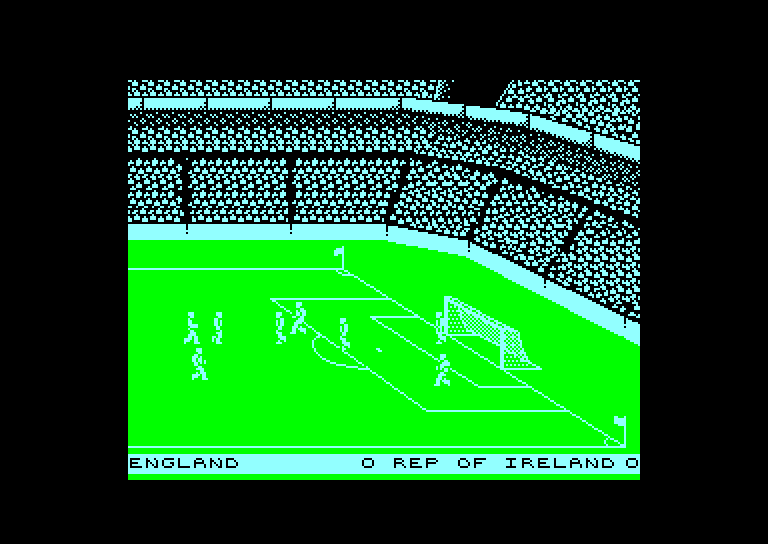 screenshot of the Amstrad CPC game World Cup Challenge by GameBase CPC