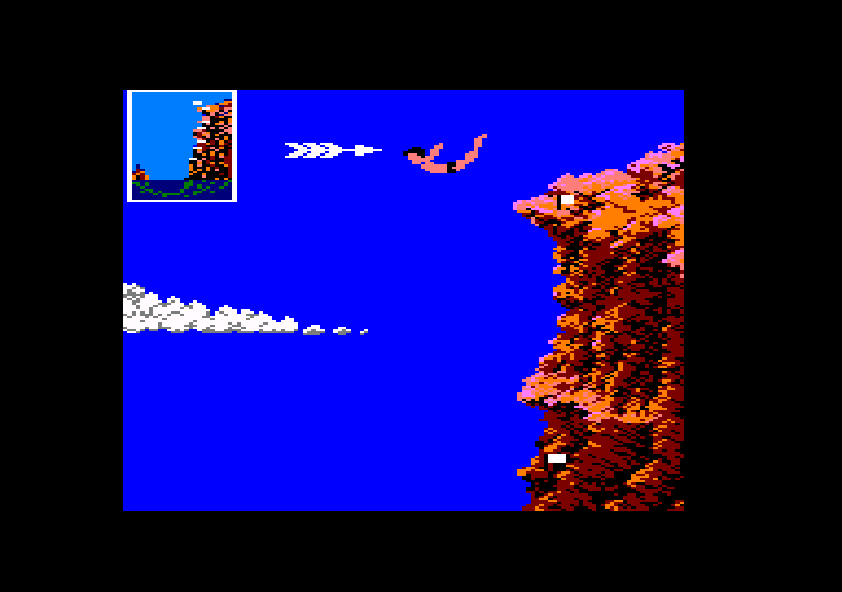 screenshot of the Amstrad CPC game World Games by GameBase CPC