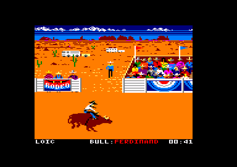 screenshot of the Amstrad CPC game World Games by GameBase CPC