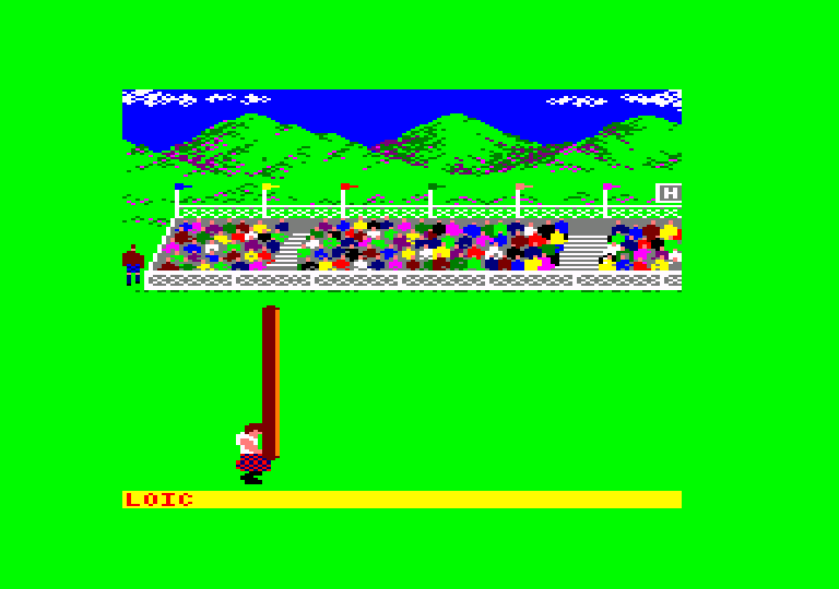 screenshot of the Amstrad CPC game World Games by GameBase CPC