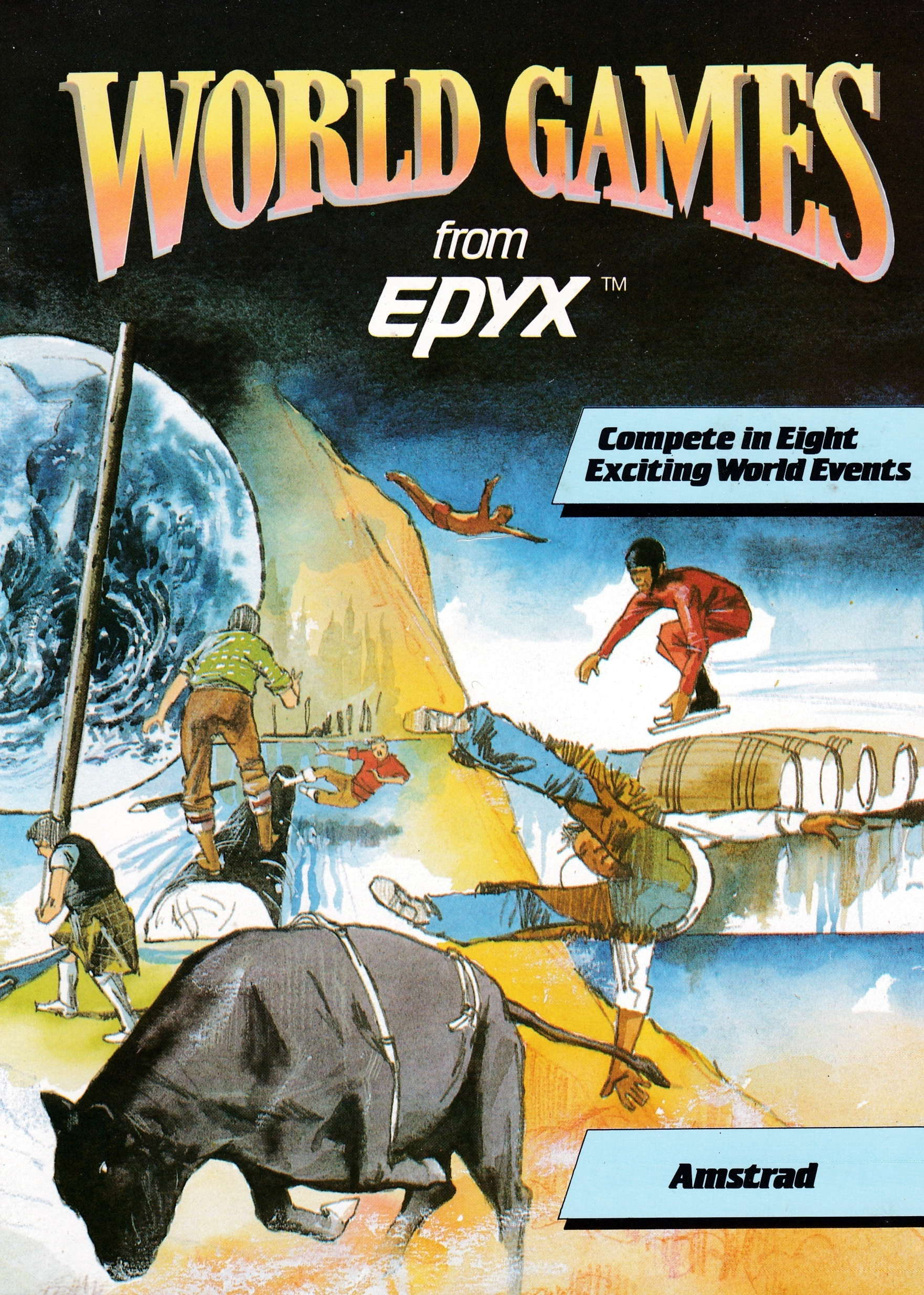 cover of the Amstrad CPC game World Games  by GameBase CPC
