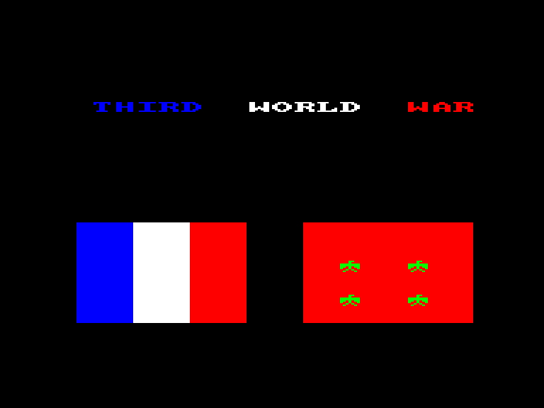 screenshot of the Amstrad CPC game World war 3 by GameBase CPC
