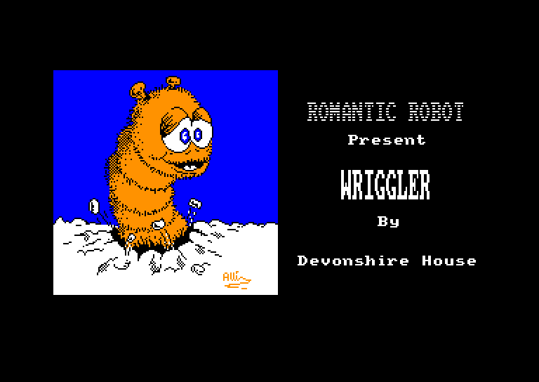 screenshot of the Amstrad CPC game Wriggler by GameBase CPC