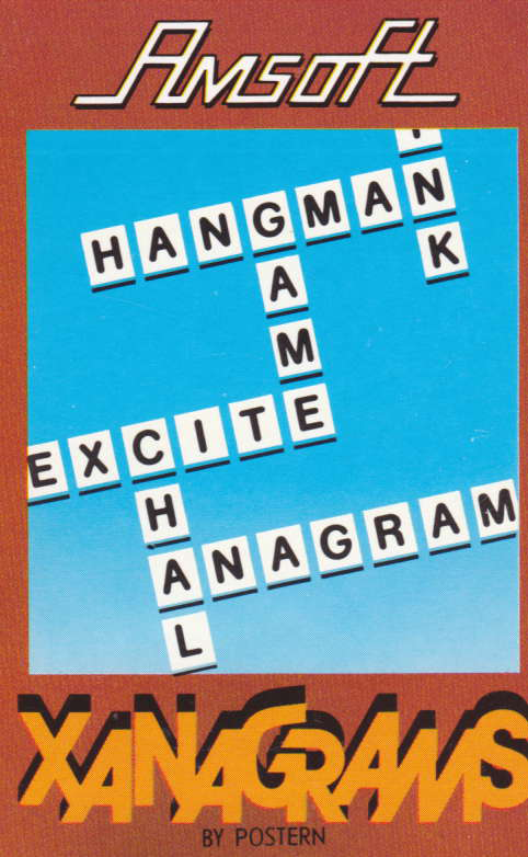 screenshot of the Amstrad CPC game Xanagrams by GameBase CPC
