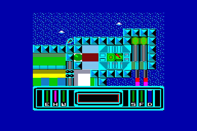 screenshot of the Amstrad CPC game Xarq by GameBase CPC