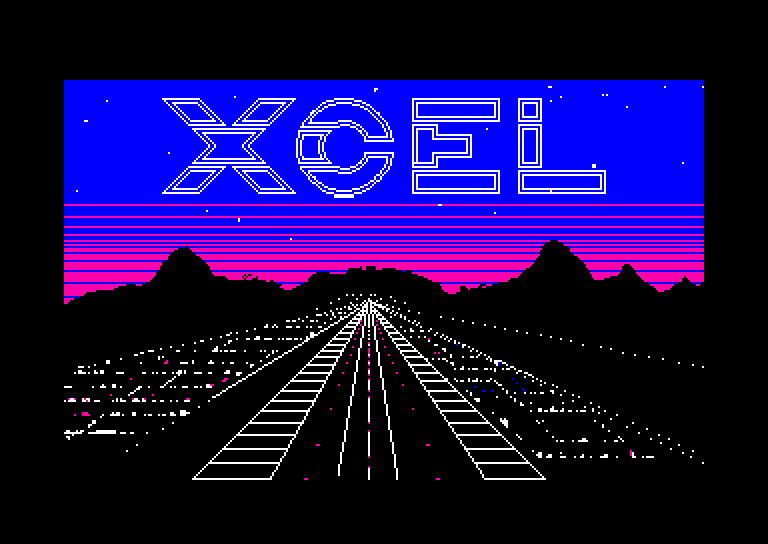 screenshot of the Amstrad CPC game Xcel by GameBase CPC