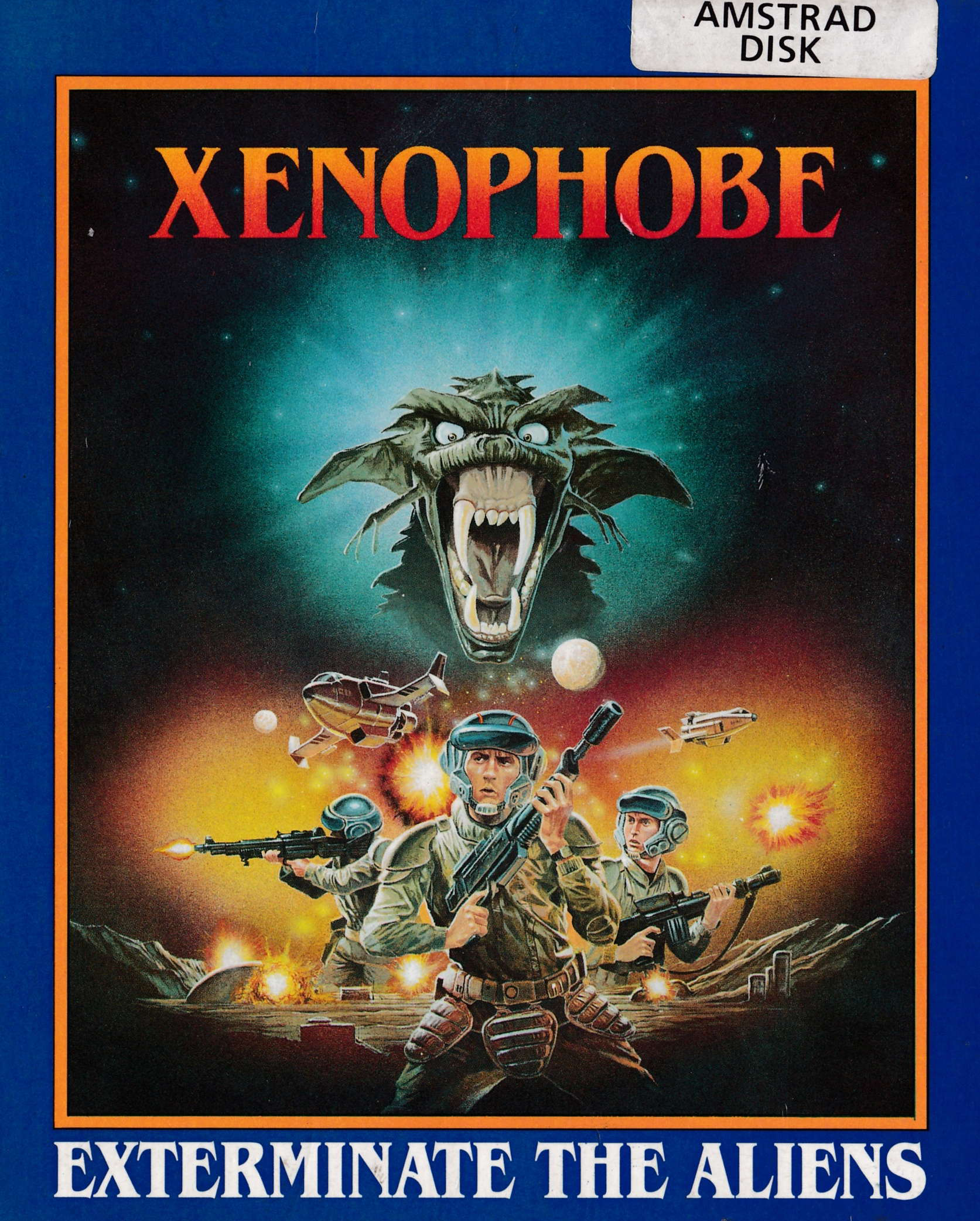 cover of the Amstrad CPC game Xenophobe  by GameBase CPC