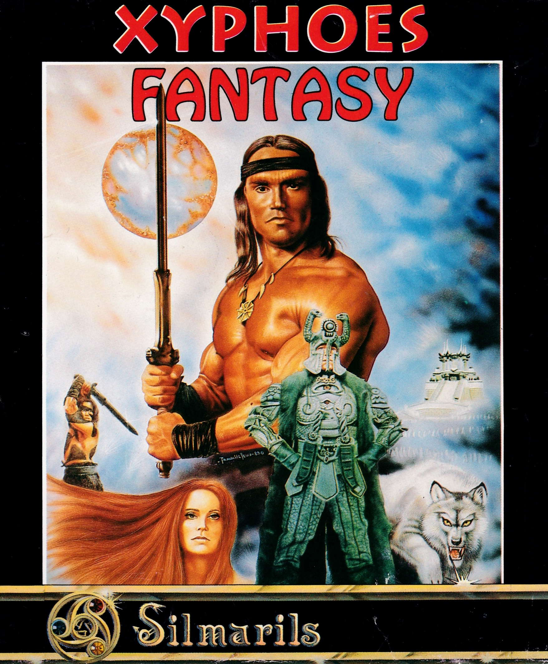screenshot of the Amstrad CPC game Xyphoes Fantasy by GameBase CPC