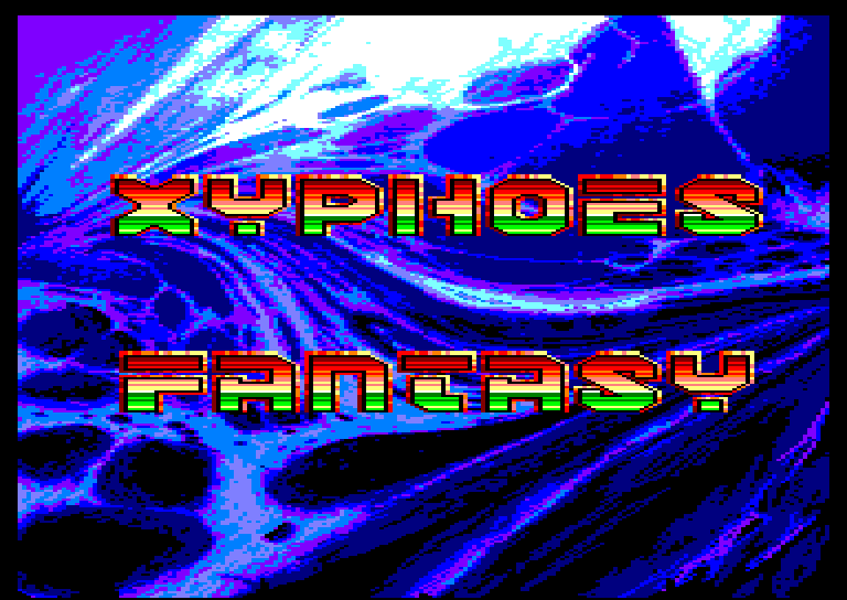 screenshot of the Amstrad CPC game Xyphoes Fantasy by GameBase CPC