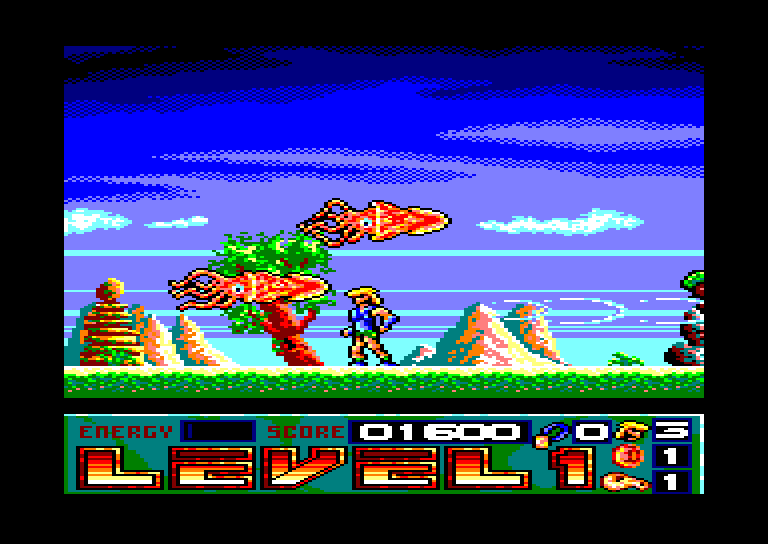 screenshot of the Amstrad CPC game Xyphoes Fantasy by GameBase CPC