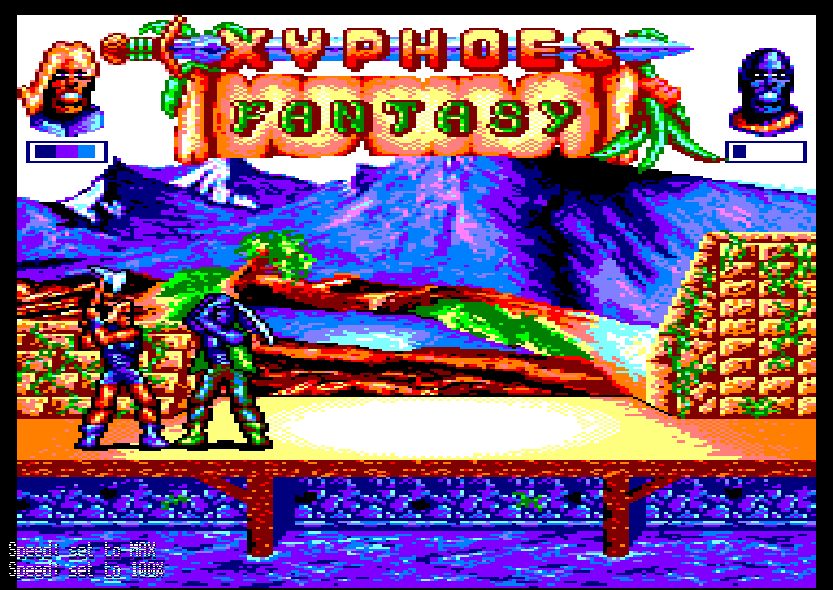 screenshot of the Amstrad CPC game Xyphoes Fantasy by GameBase CPC