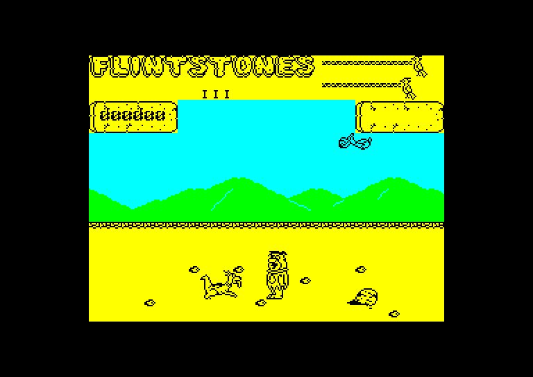 screenshot of the Amstrad CPC game Yabba Dabba Doo ! by GameBase CPC