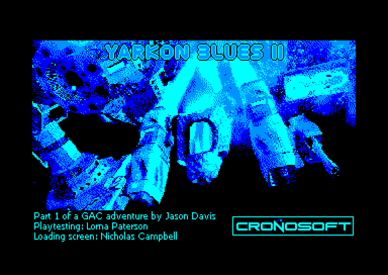 screenshot of the Amstrad CPC game Yarkon Blues II by GameBase CPC