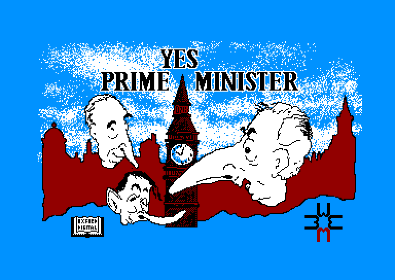 screenshot of the Amstrad CPC game Yes prime minister by GameBase CPC