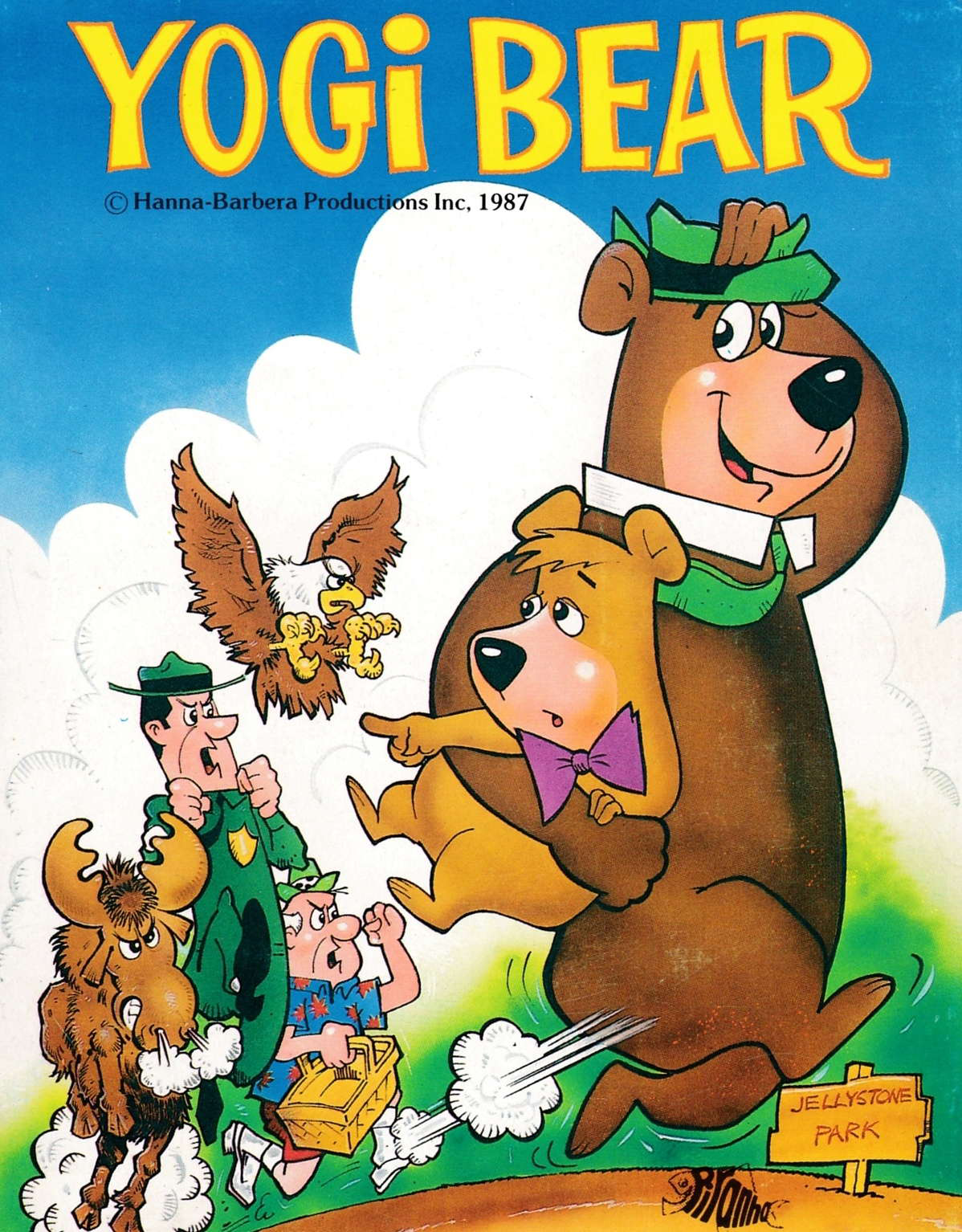 screenshot of the Amstrad CPC game Yogi bear by GameBase CPC