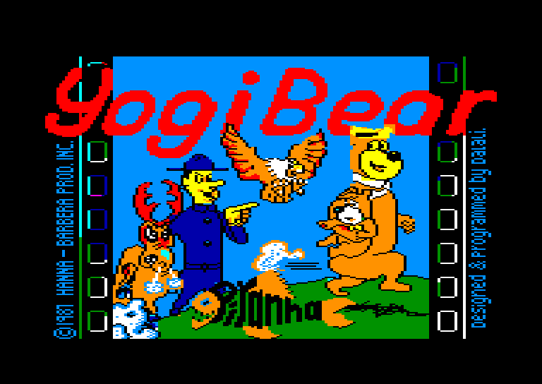 screenshot of the Amstrad CPC game Yogi Bear by GameBase CPC