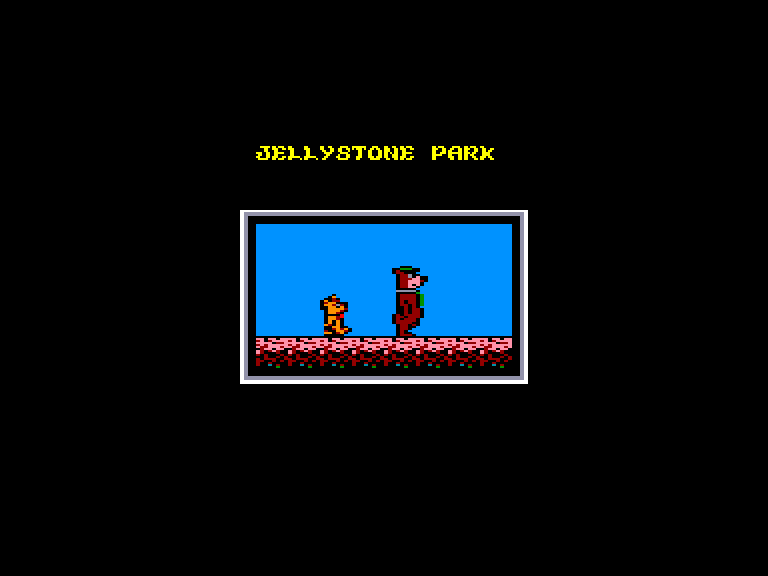 screenshot of the Amstrad CPC game Yogi's great escape by GameBase CPC