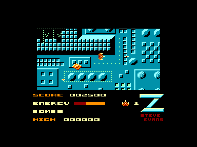 screenshot of the Amstrad CPC game Z - comme zark davor by GameBase CPC