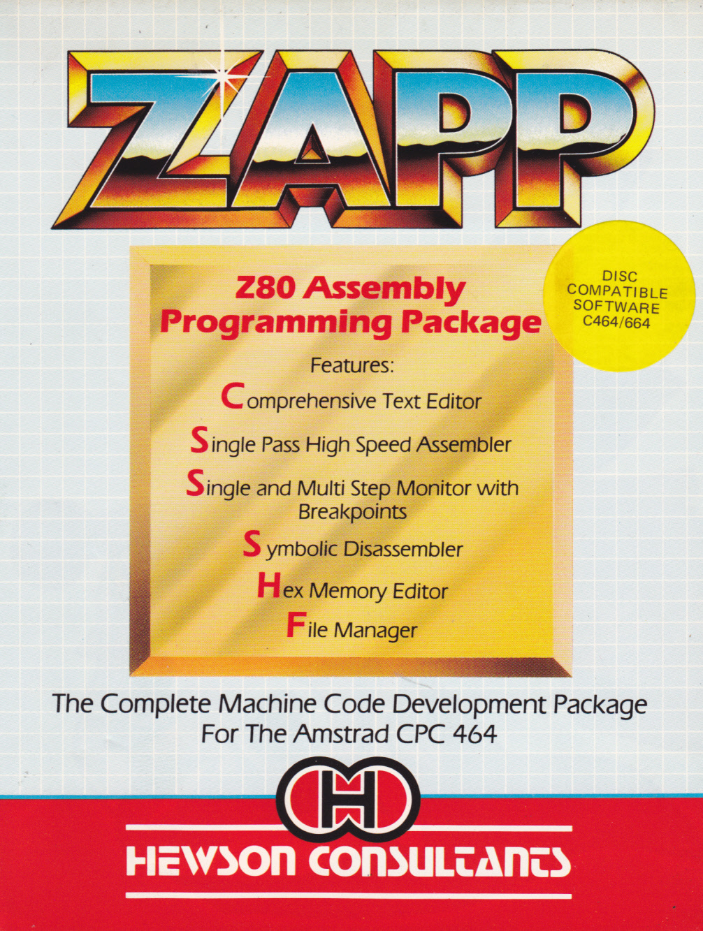 screenshot of the Amstrad CPC game Zapp by GameBase CPC