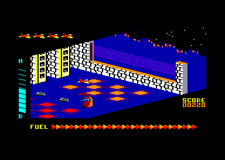 screenshot of the Amstrad CPC game Zaxx by GameBase CPC