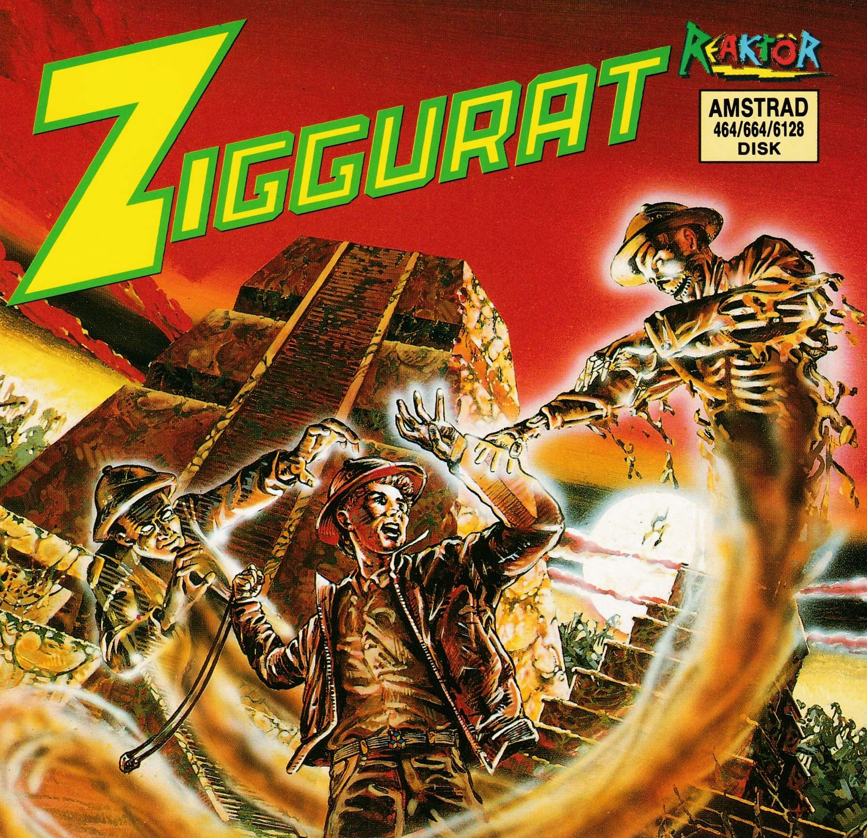 screenshot of the Amstrad CPC game Ziggurat by GameBase CPC