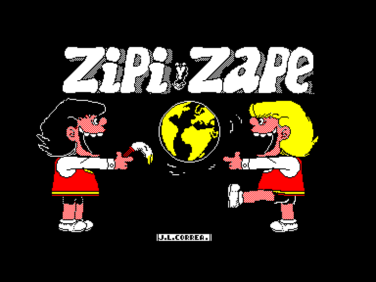 screenshot of the Amstrad CPC game Zipi y zape by GameBase CPC