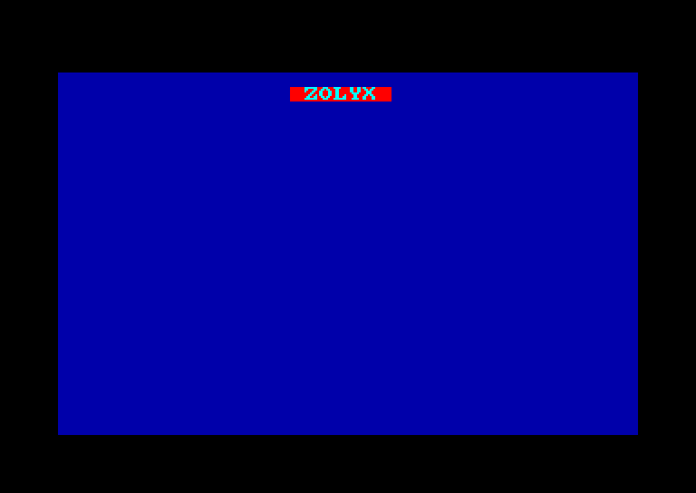 screenshot of the Amstrad CPC game Zolyx by GameBase CPC
