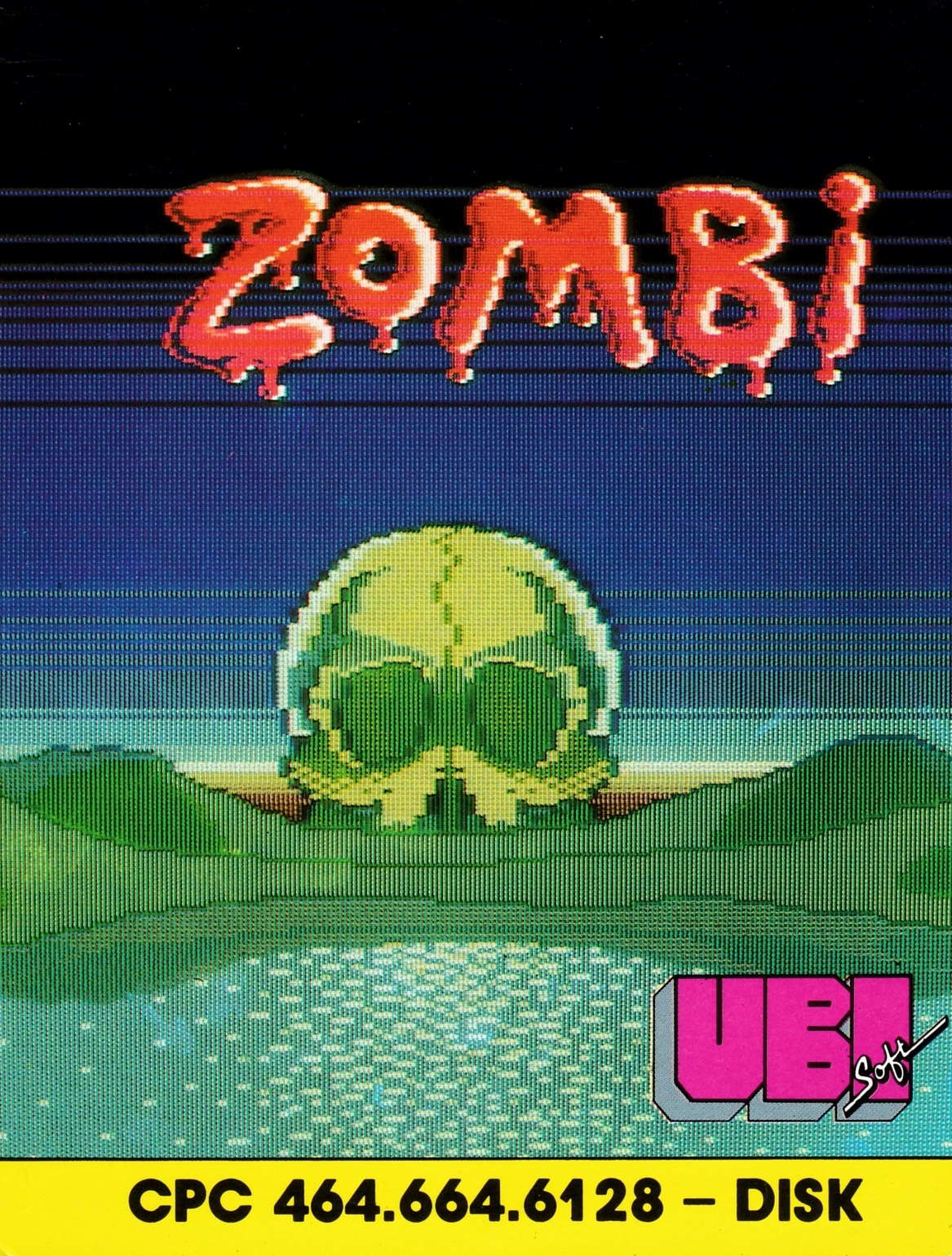 screenshot of the Amstrad CPC game Zombi by GameBase CPC