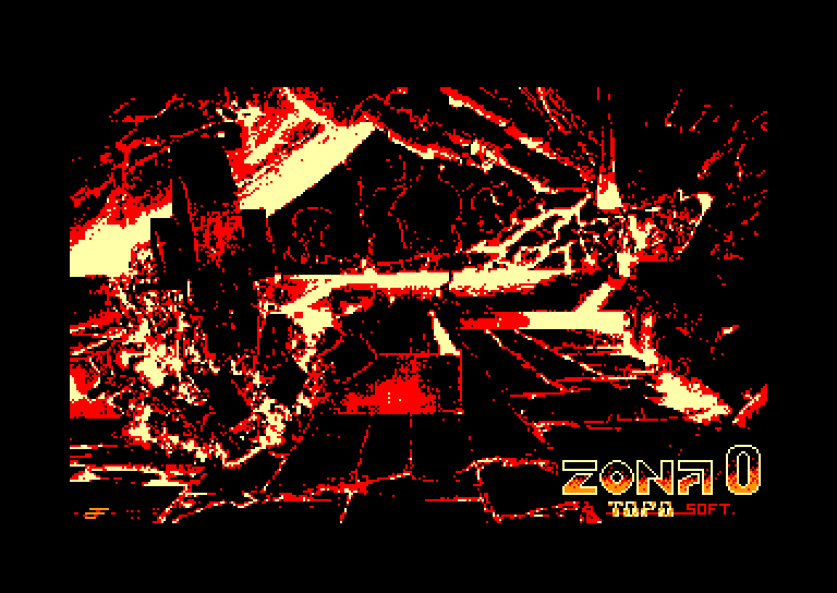 screenshot of the Amstrad CPC game Zona 0 by GameBase CPC