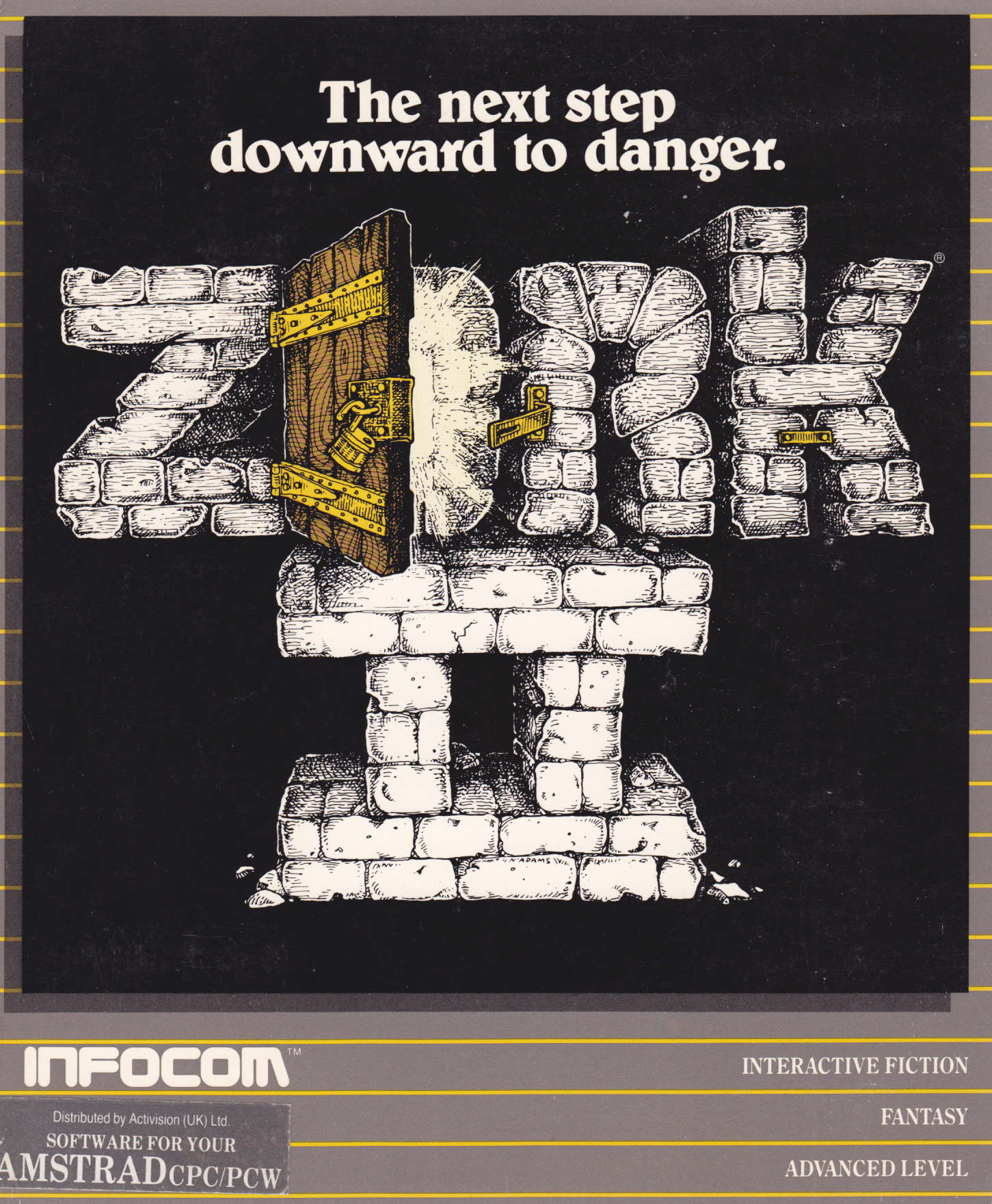 screenshot of the Amstrad CPC game Zork II: the wizard of frobozz by GameBase CPC