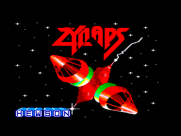 screenshot of the Amstrad CPC game Zynaps by GameBase CPC