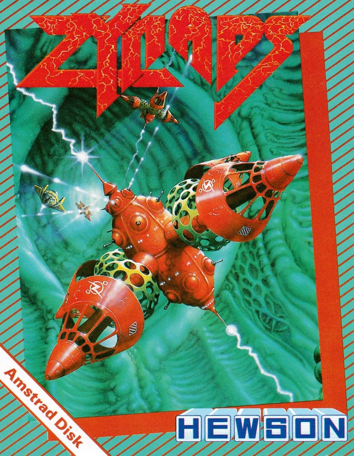 cover of the Amstrad CPC game Zynaps  by GameBase CPC