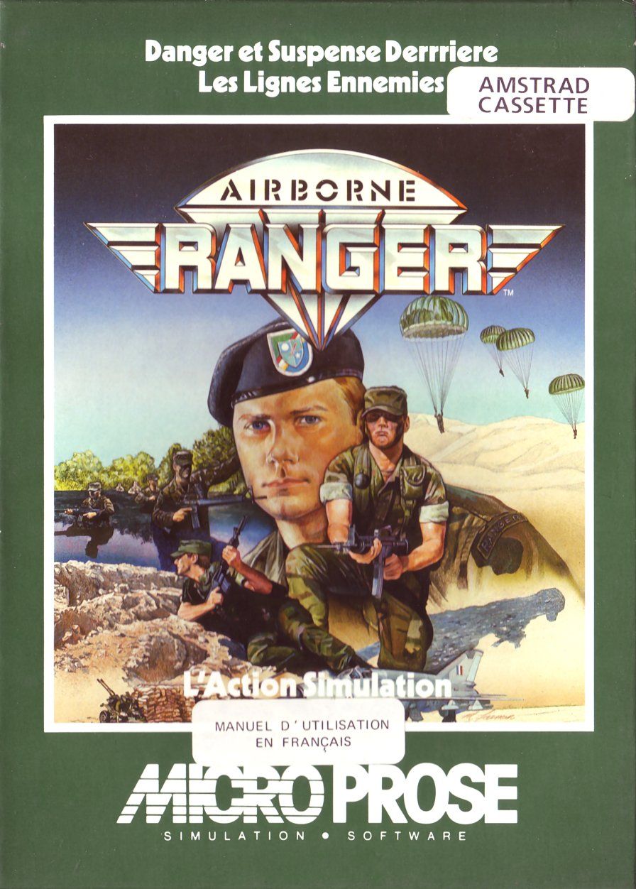 cover of the Amstrad CPC game airborne_ranger by Mig