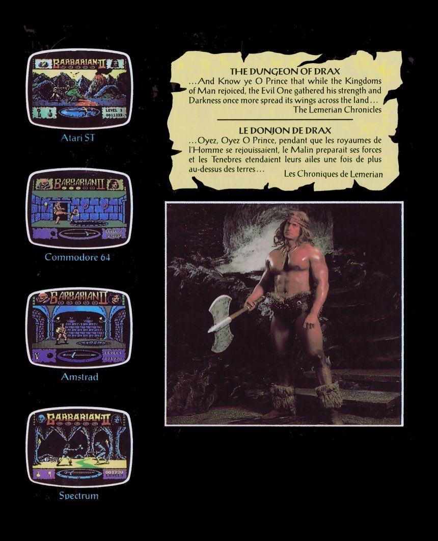 cover of the Amstrad CPC game barbarian_ii by Mig