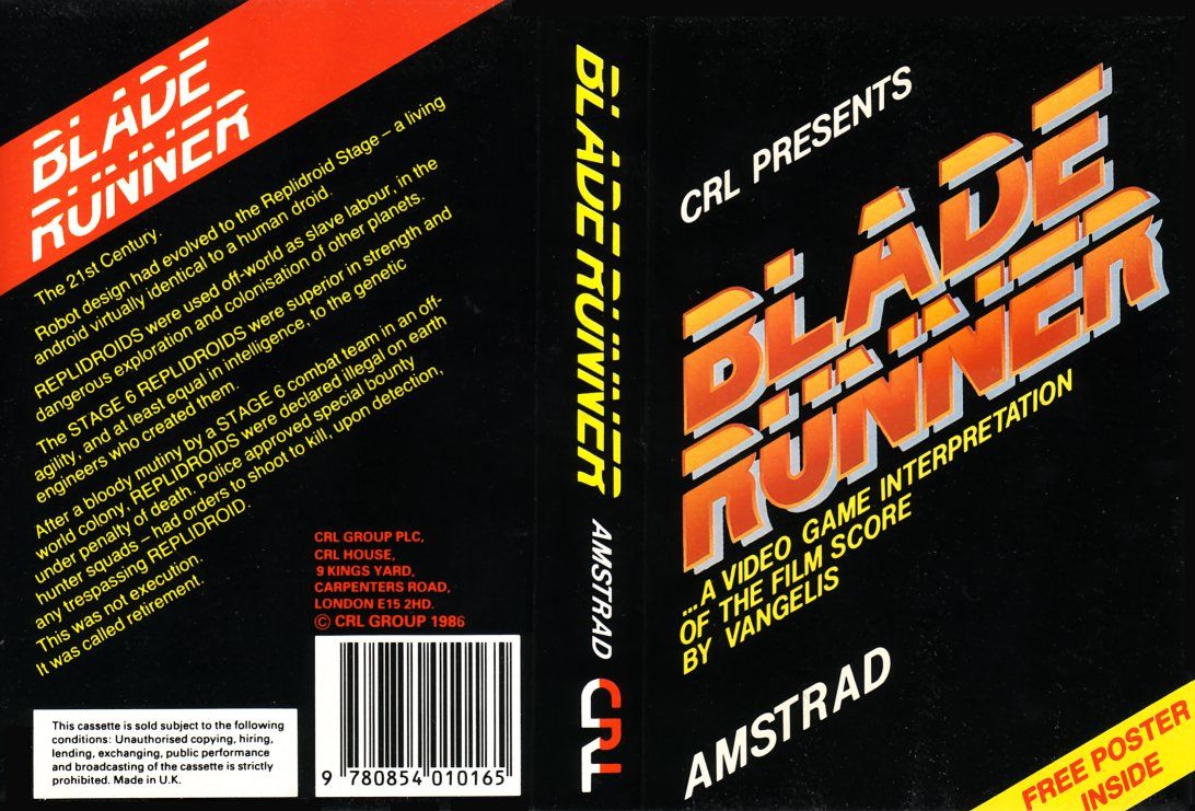 cover of the Amstrad CPC game blade_runner by Mig