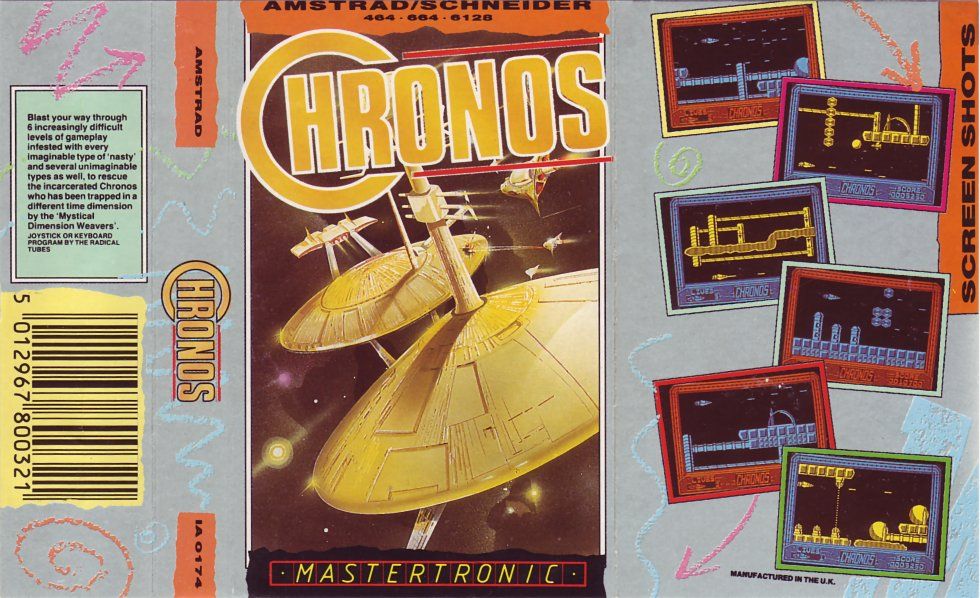 cover of the Amstrad CPC game chronos by Mig