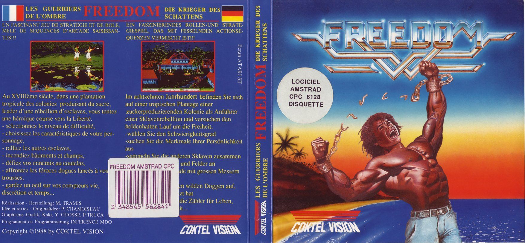 cover of the Amstrad CPC game freedom by Mig